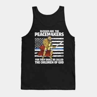 POLICE: Blessed Are The Peacemakers Tank Top